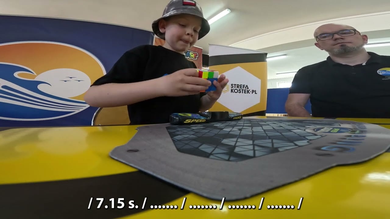 9 years old Teodor Zajder - 4.86 s. Official Rubik's Cube average (second polish sub 5 / WR6 / ER2)