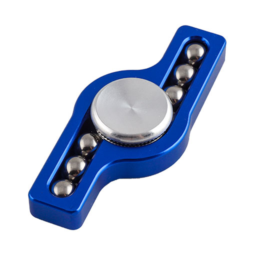 Duo Fidget Spinner with Marbles - Metal - Neat Stress-toy 