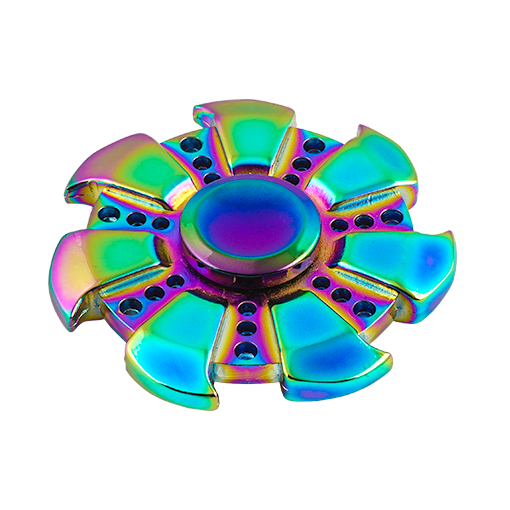 kanal Ferie ensidigt Rainbow Wheel Fidget Spinner - Cuboss.com